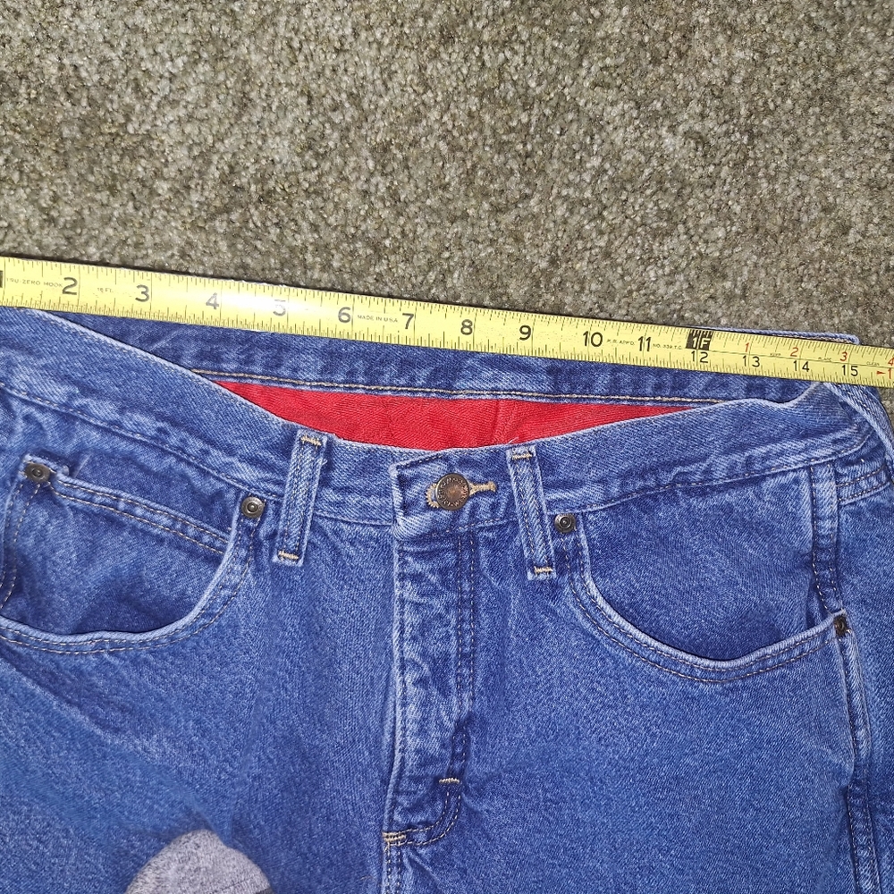 Wrangler Rugged Fleece Lined Jeans 32x30 Workwear - Picture 10 of 10